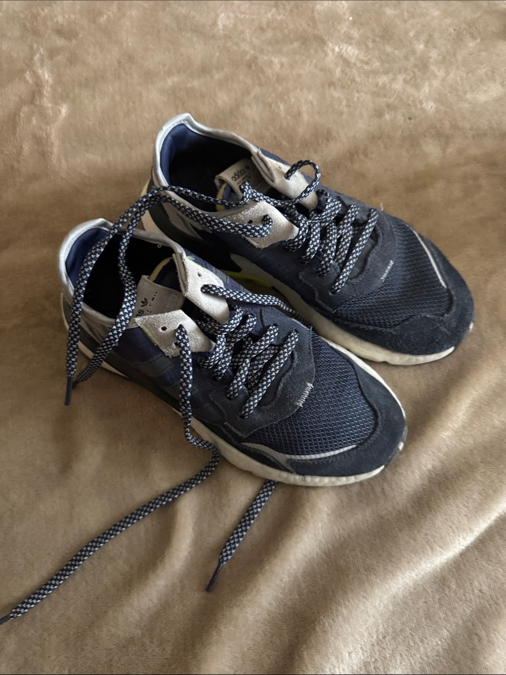 Adidas Originals Nite Jogger 6.5 Mens / 8 Women Collegiate Navy